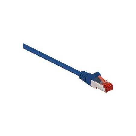 Goobay CAT 6 S/FTP CU 1m Blue Cable - High-Speed Performance & Durable Connectivity (4040849682674)